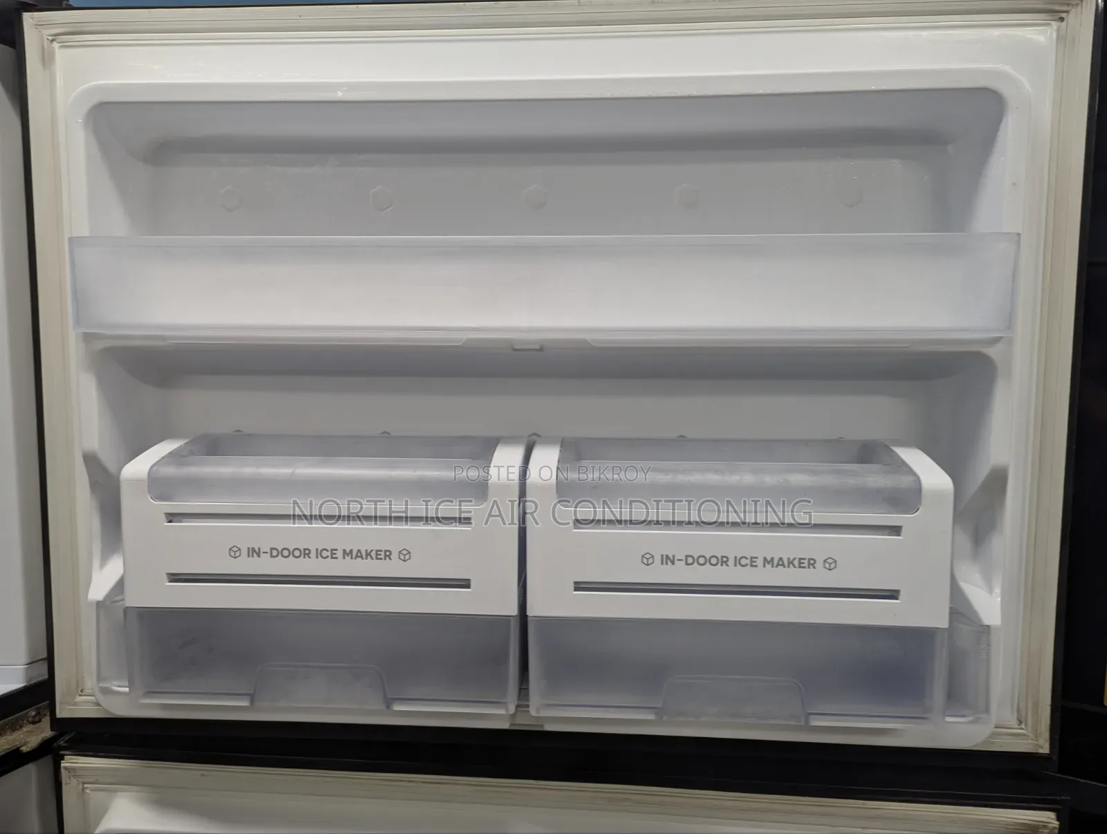 Sharp Black Colour Glass Door Inverter Fridge 660 Ltr.