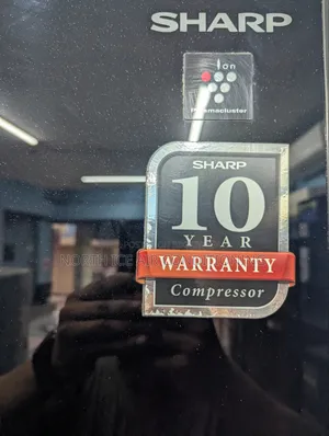 Sharp Black Colour Glass Door Inverter Fridge 660 Ltr.