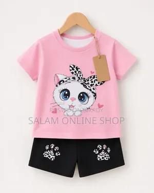 Kids Cotton T-Shirt and Pant Set