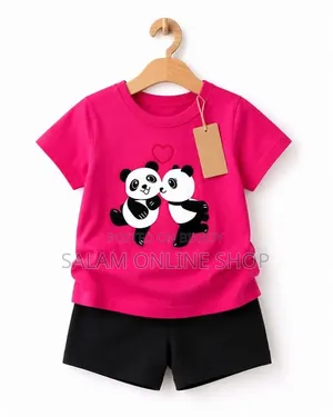 Kids Cotton T-Shirt and Pant Set