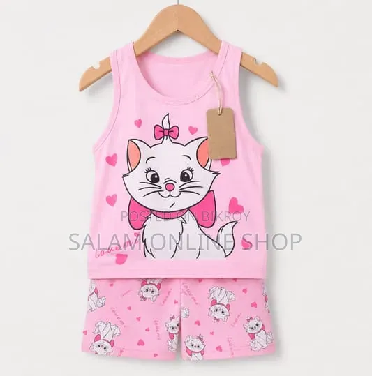 Kids Cotton T-Shirt and Pant Set