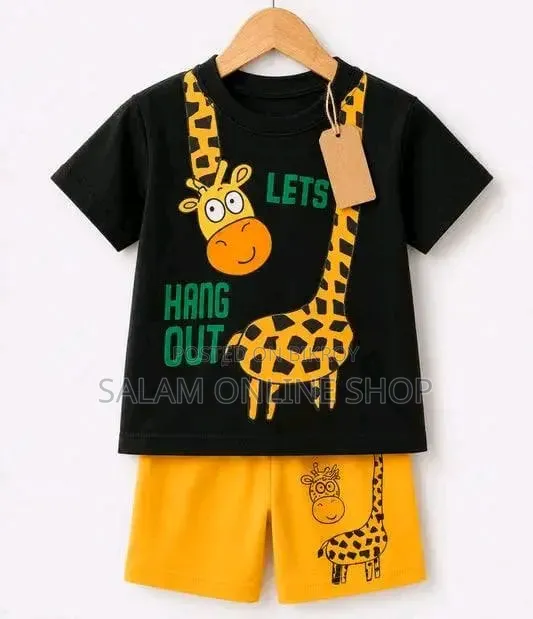 Kids Cotton T-Shirt and Pant Set