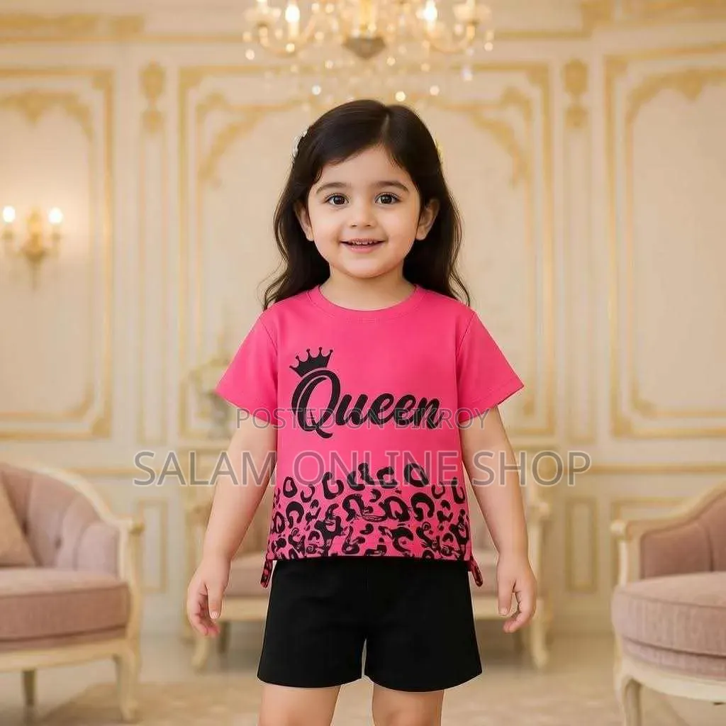 Kids Cotton T-Shirt and Pant Set