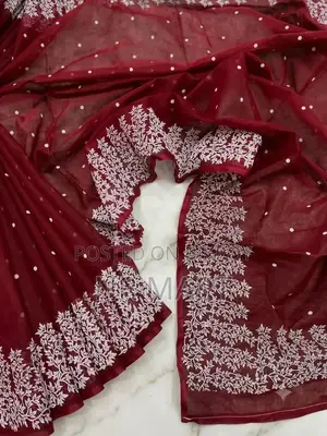 Premium Half Silk Block Print Saree