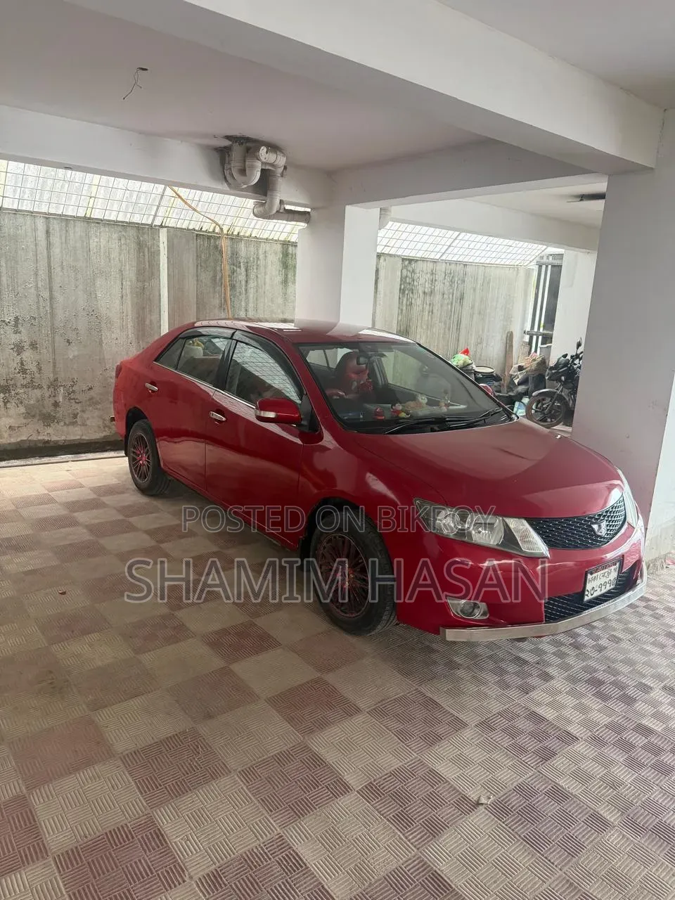 Toyota Allion 2007 Red