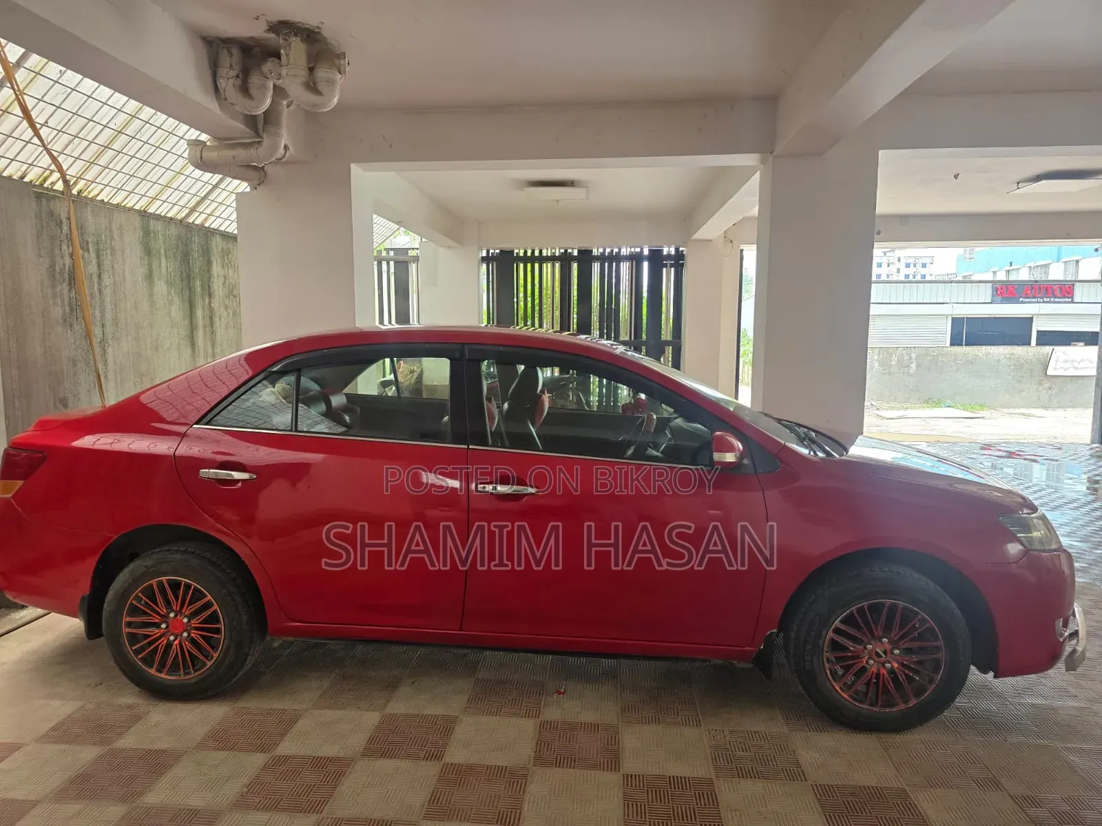 Toyota Allion 2007 Red