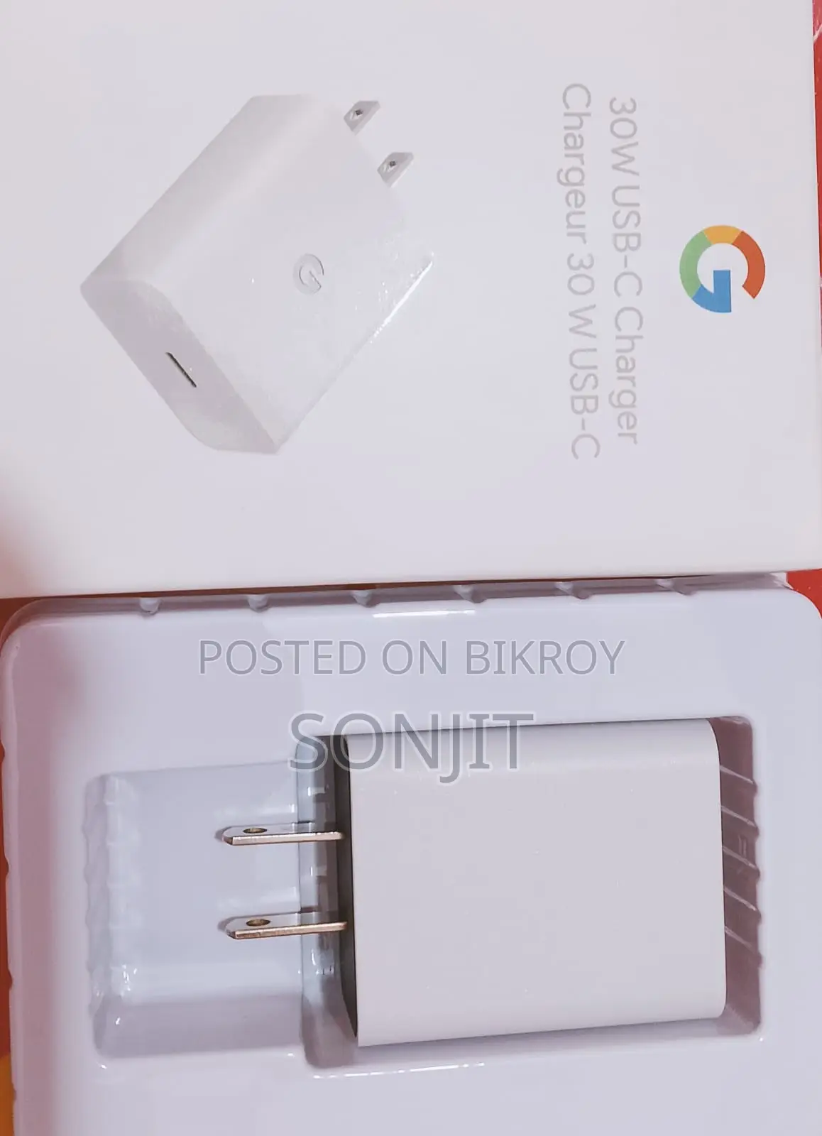 Google Pixel 30 Watt Charger Cable