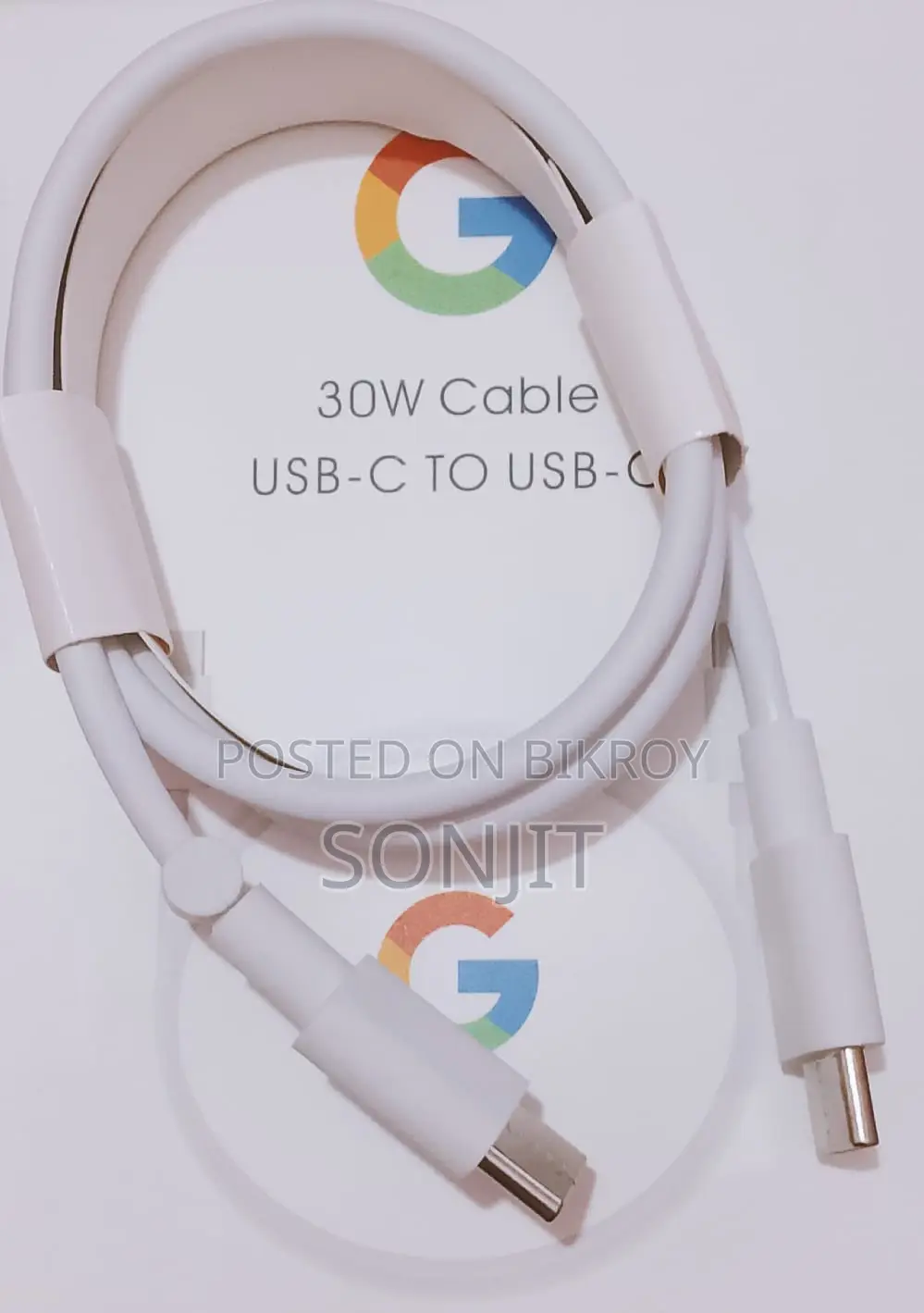 Google Pixel 30 Watt Charger Cable