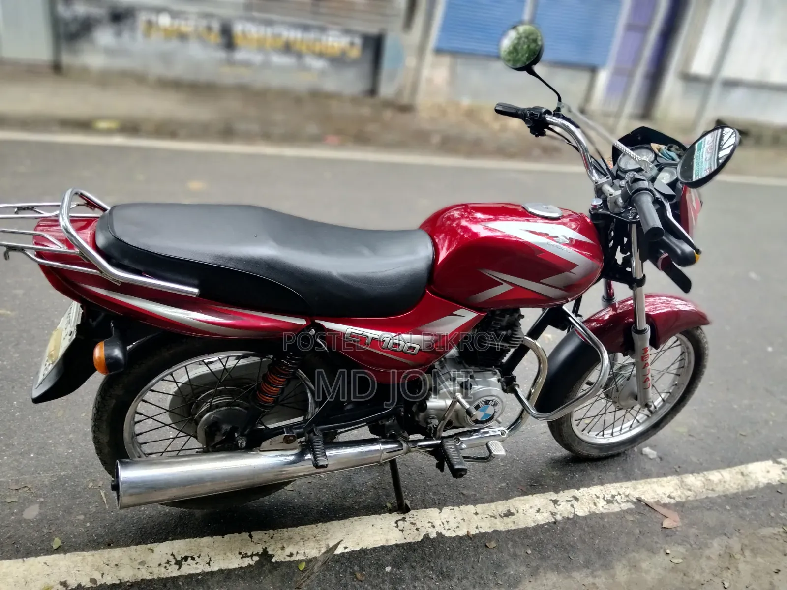 Bajaj CT 100 2009 Red