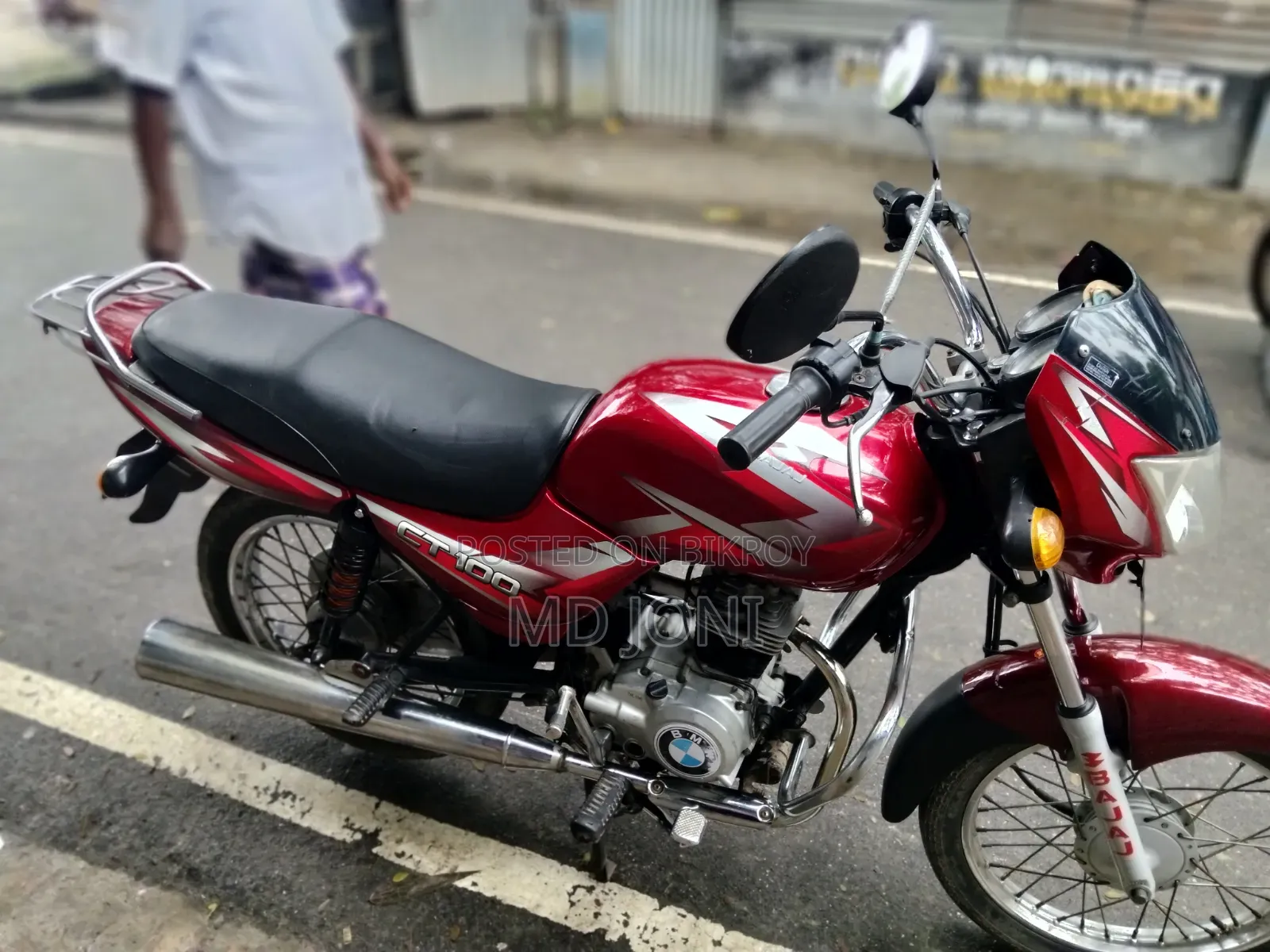 Bajaj CT 100 2009 Red
