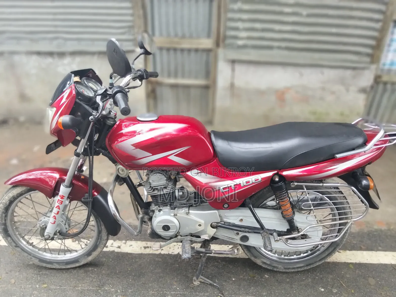 Bajaj CT 100 2009 Red
