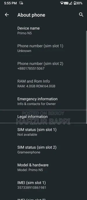 Walton 64 GB Blue