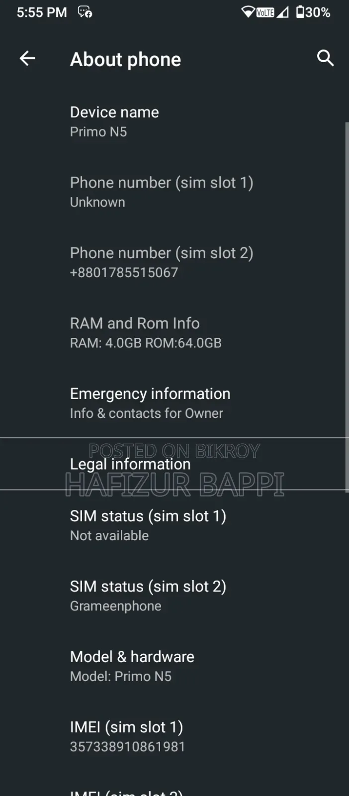 Walton 64 GB Blue