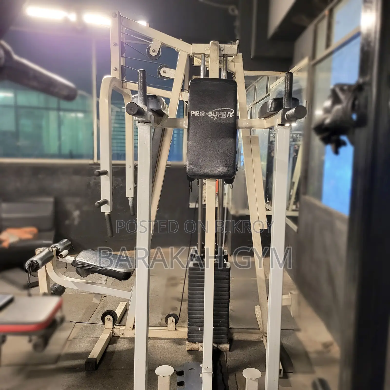 মাল্টিস্টেশন জিম মেশিন - হোয়াইট