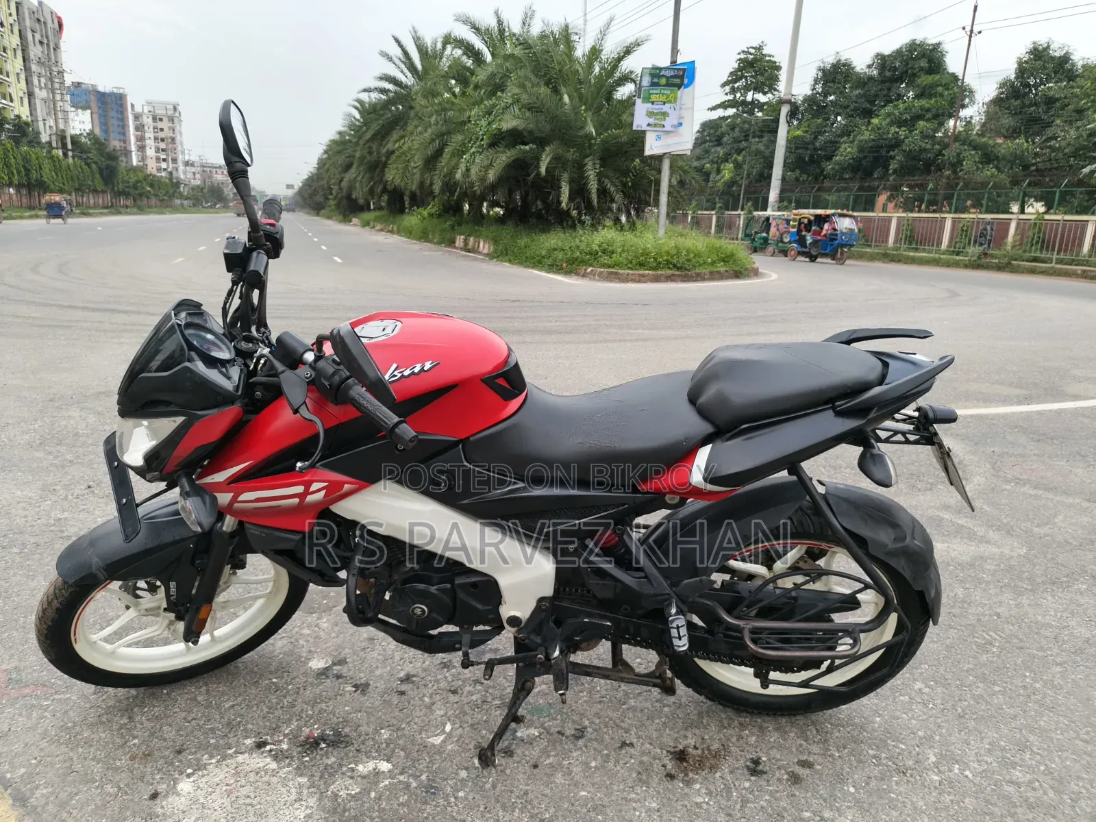 বাজাজ পালসার এনএস ১৬০ ২০২১ লাল