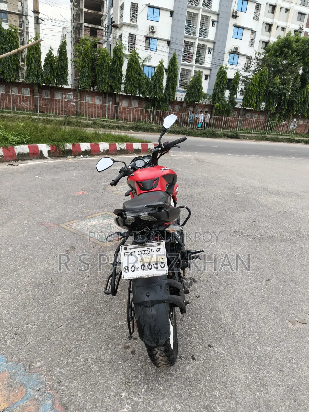 বাজাজ পালসার এনএস ১৬০ ২০২১ লাল