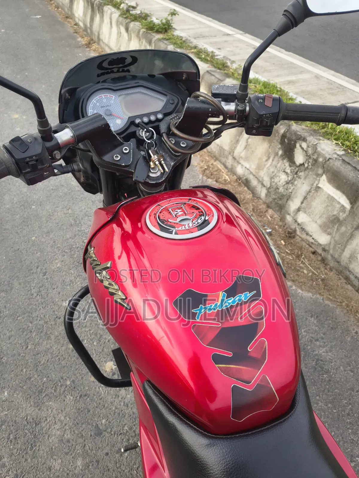 বাজাজ পালসার ১৫০ ২০১৩ লাল