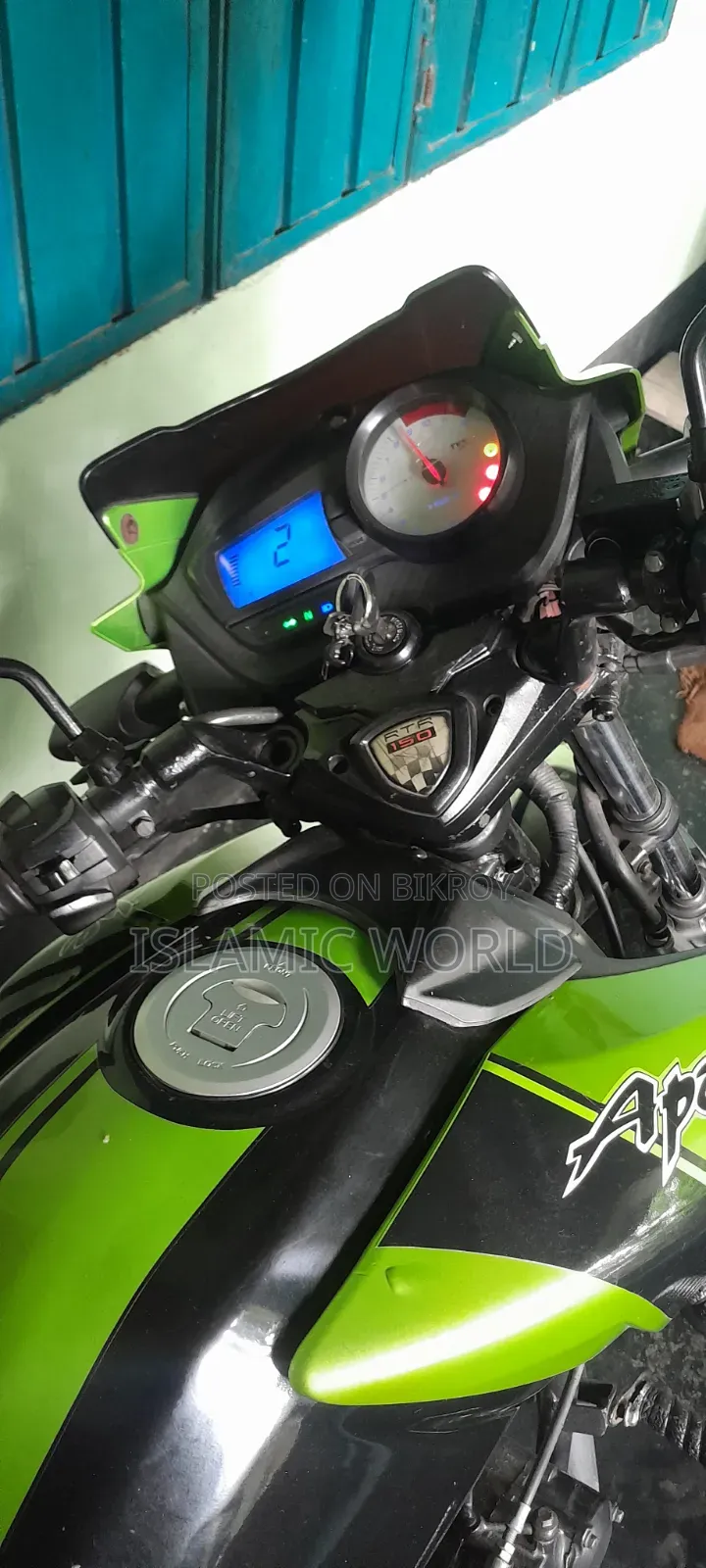 TVS Apache RTR 160 2V 2016 Green