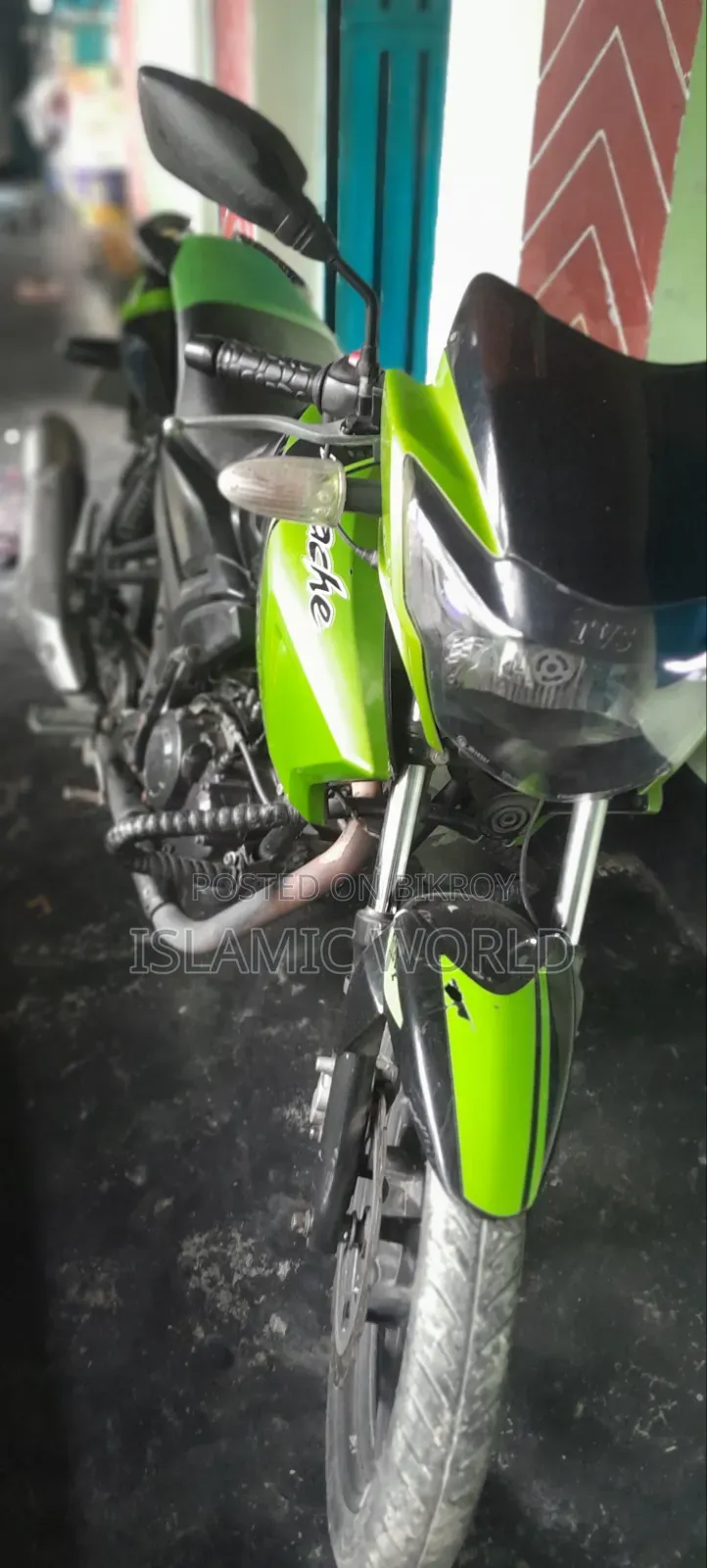 TVS Apache RTR 160 2V 2016 Green