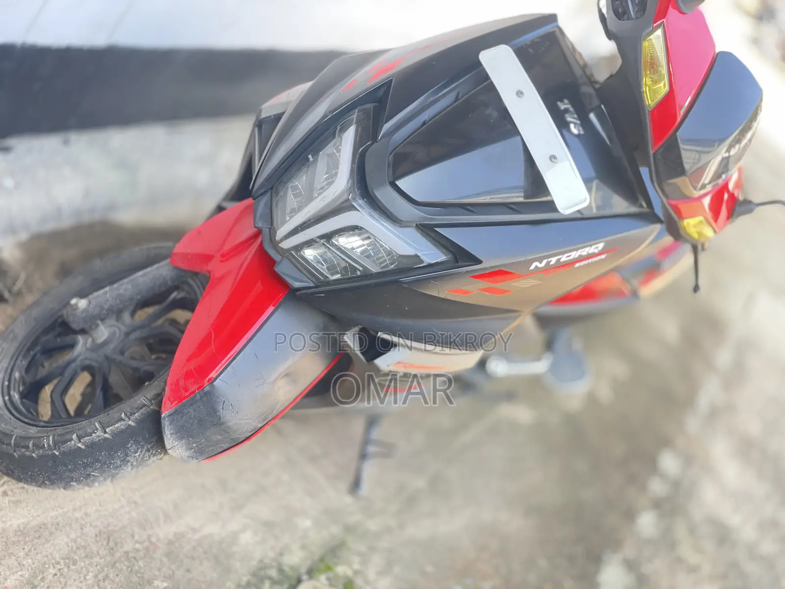 TVS Ntorq 125 2021 Red