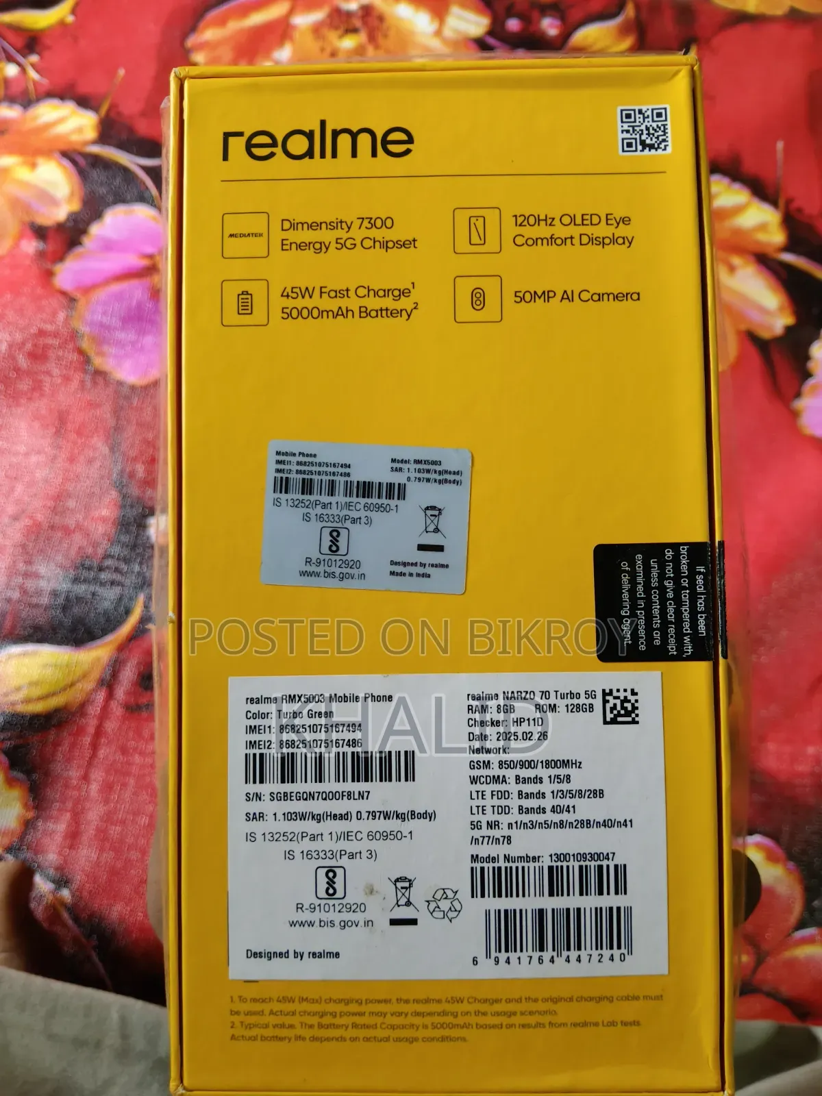 Realme 8 GB Green