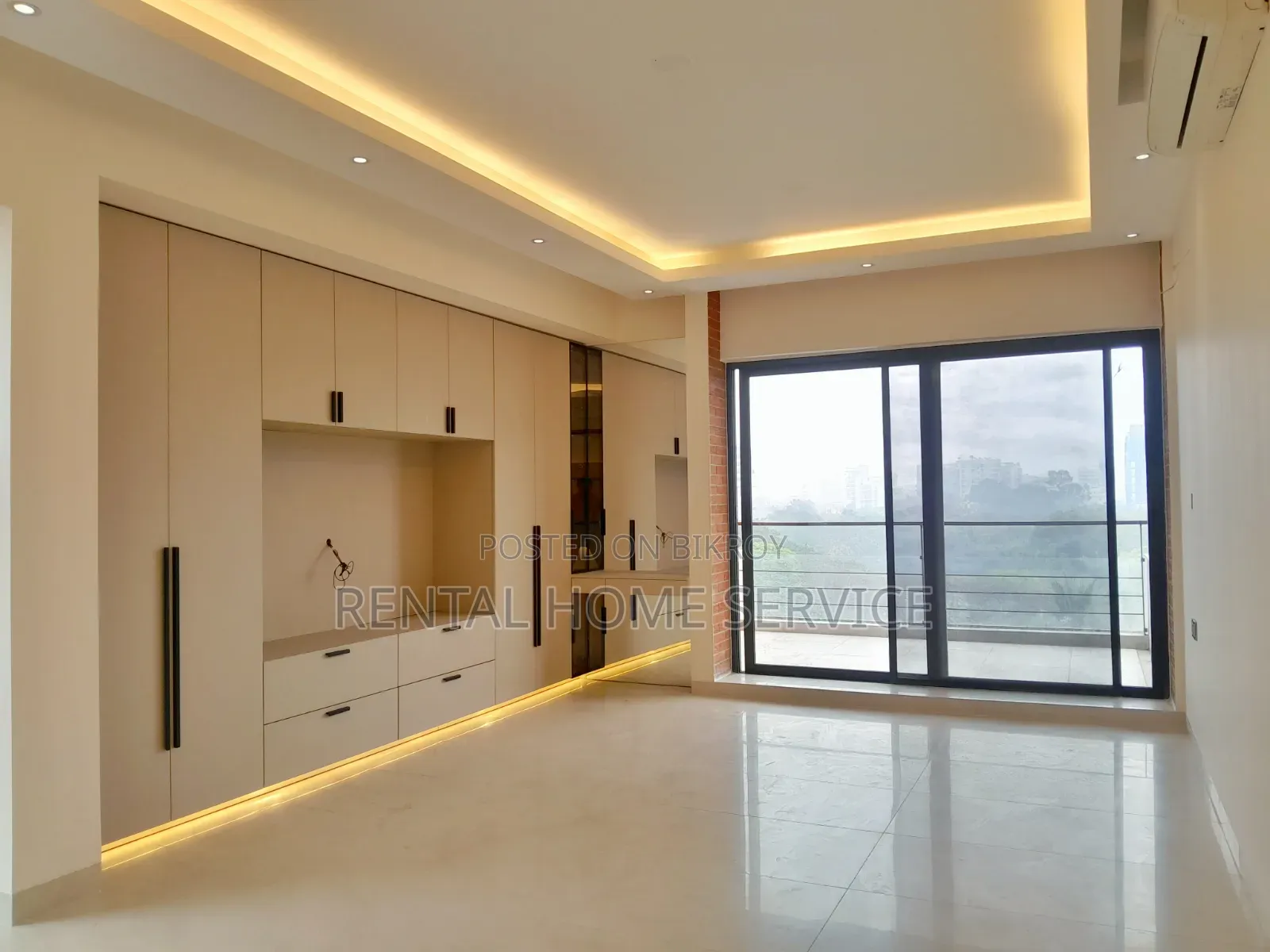 3-Bedroom Apartment in Semi-Furnished for Rent