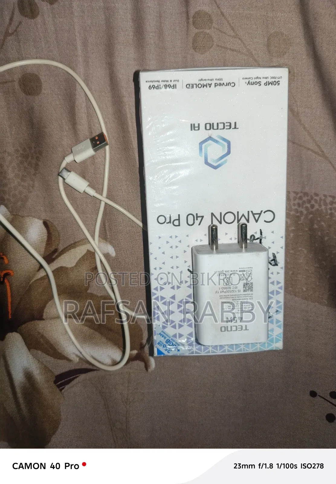 Tecno Spark 40 Pro 256 GB Silver