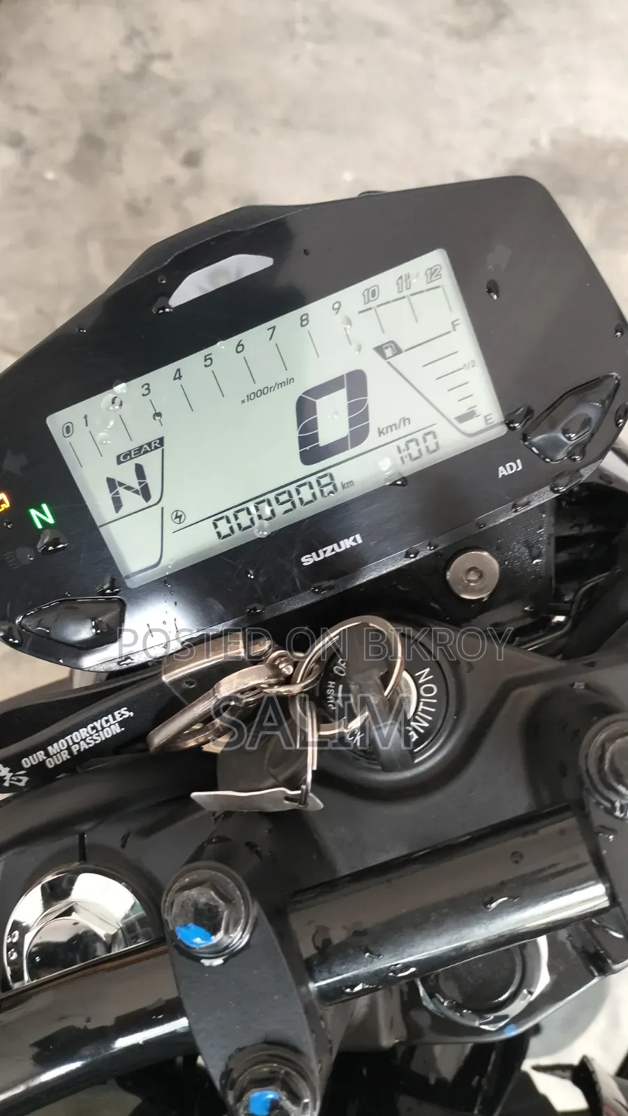 New Suzuki Gixxer SF FI 2026 Black