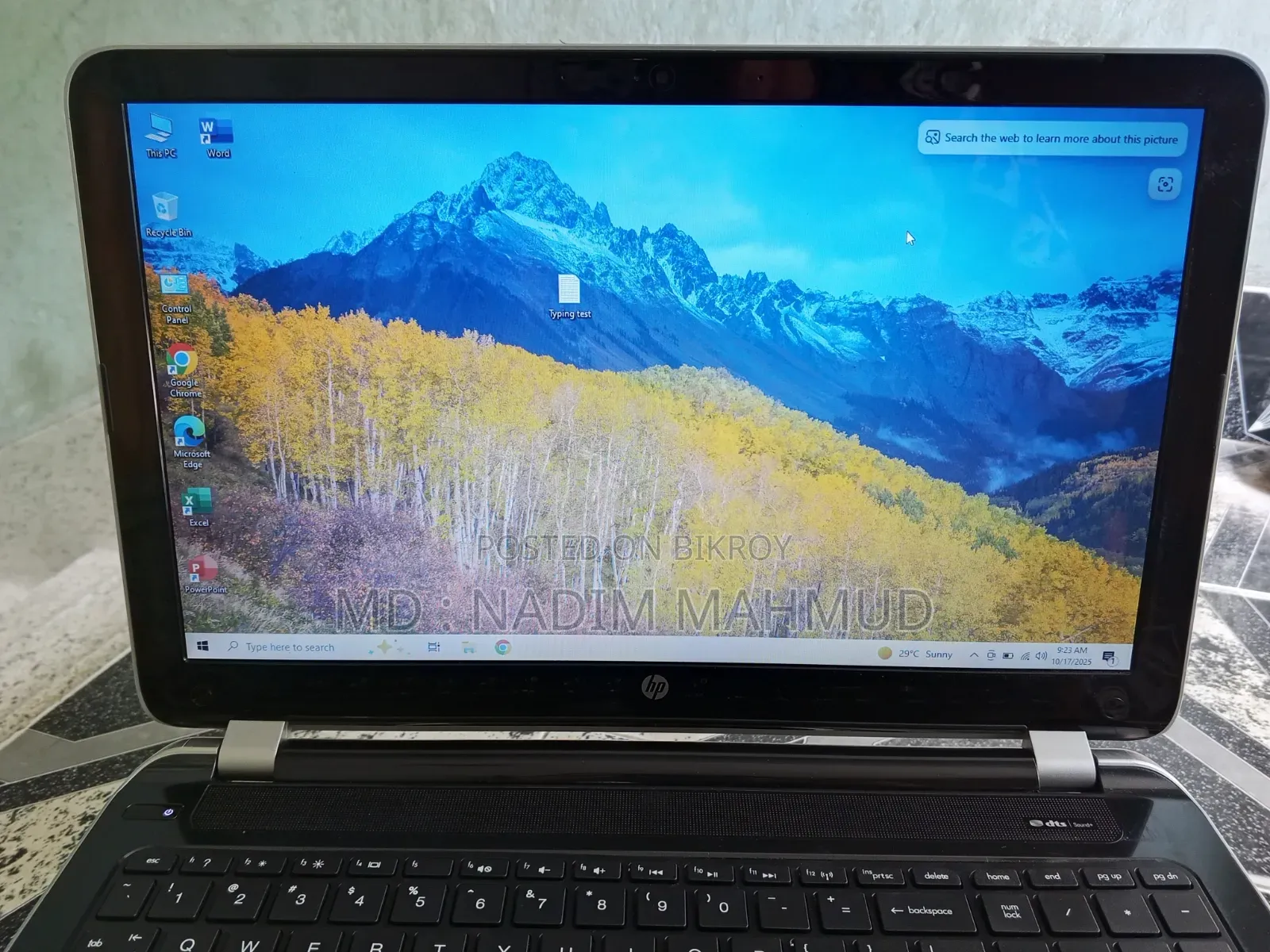 Laptop HP Pavilion 15 8GB Intel Core 3 SSD 128GB