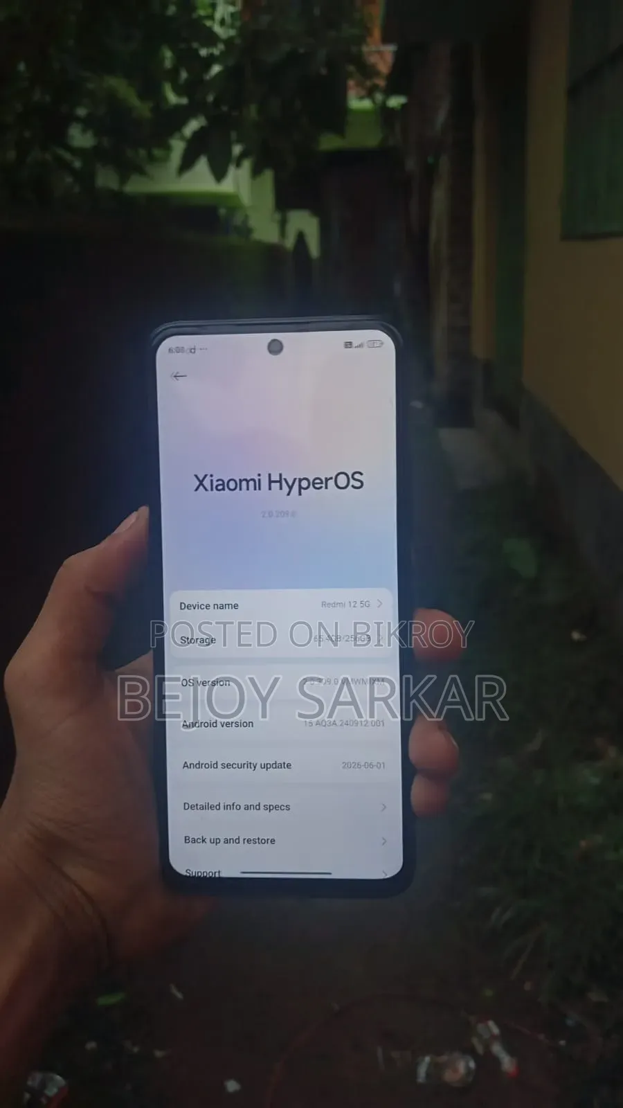 শাওমি রেডমি নোট ১২ ২৫৬ জিবি ব্ল্যাক