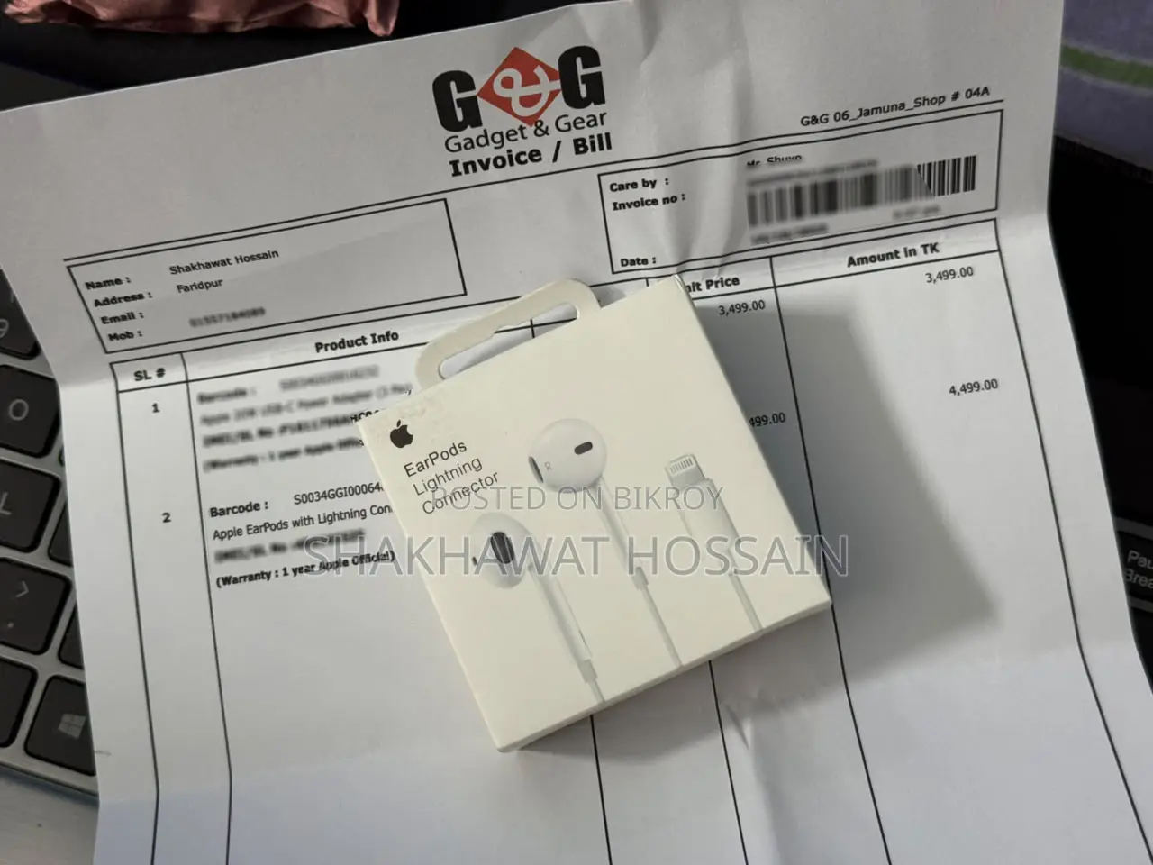 Original Apple EarPods [Lightning Port]