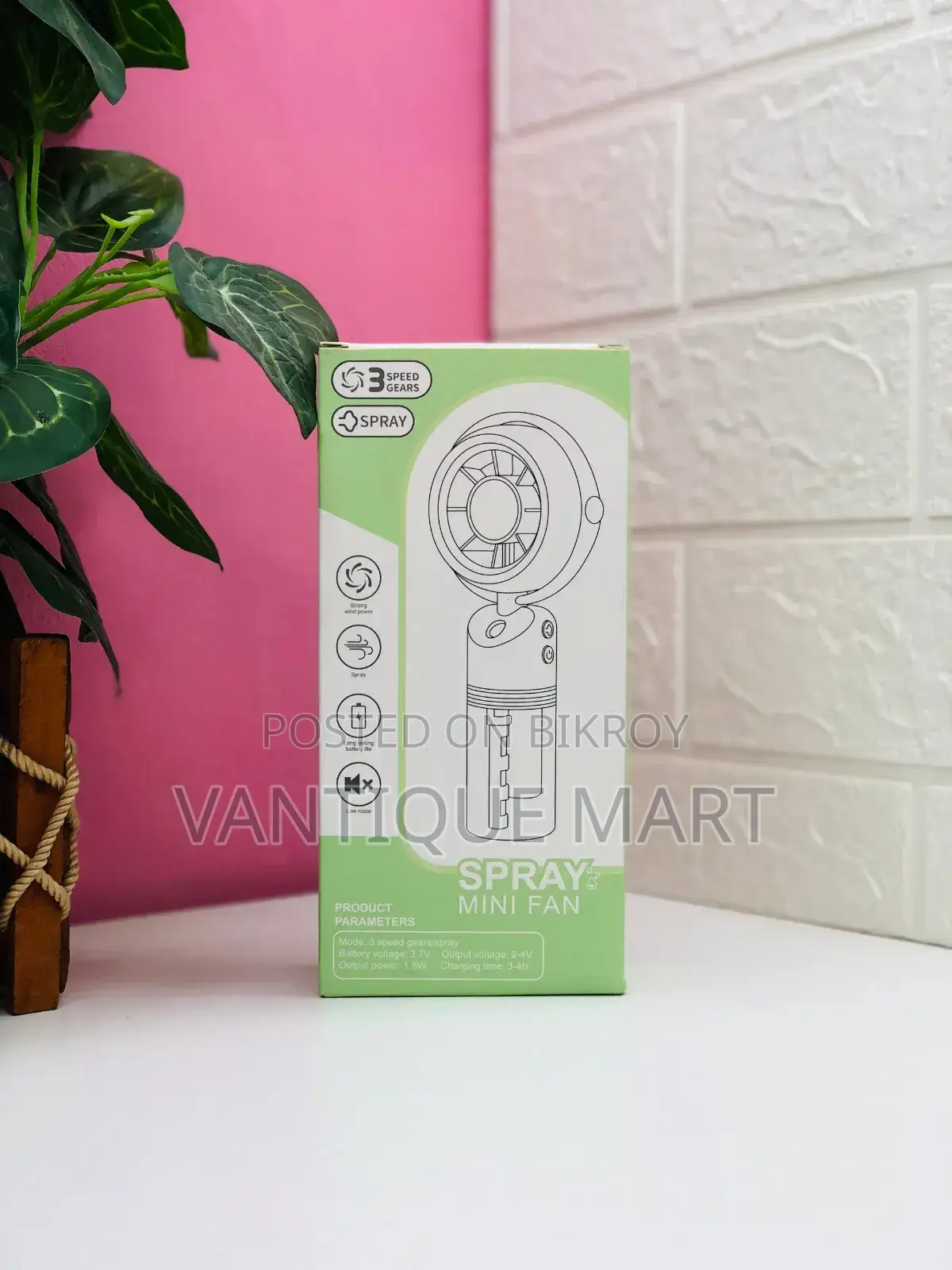 Portable Spray Mini Fan