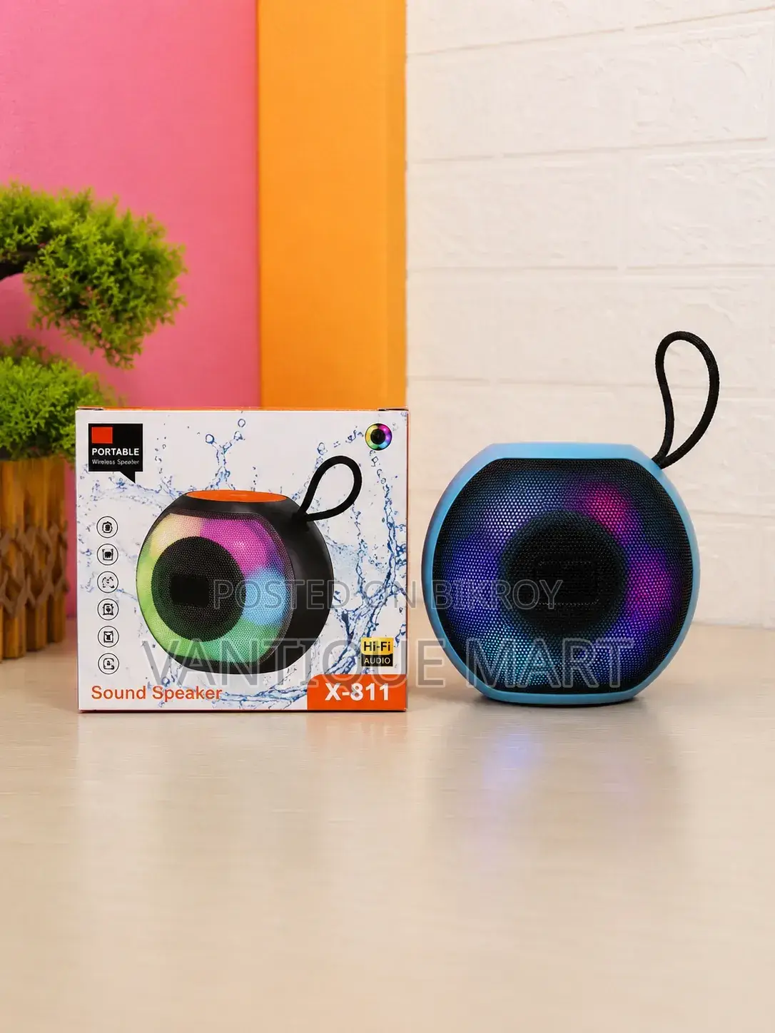 X-811 RGB Portable Wireless Speaker