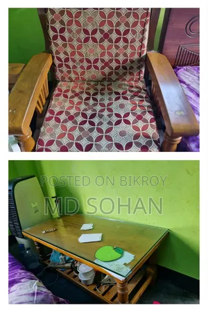 Single Sofa and Tea Table