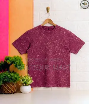 Acid Wash Drop Shoulder T-Shirt