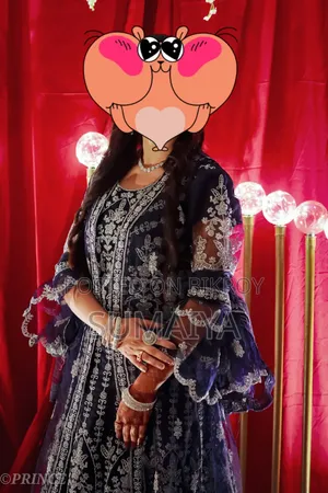 প্রিমিয়াম নেভি ব্লু ৪-পিস লেহেঙ্গা