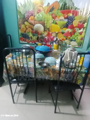 Otobi table, stainless steel. No chairs, only table