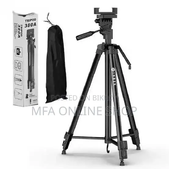 Tripod 380A for Camera Stand With Phone Holder