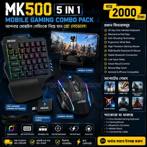 MK500 5 in 1 Mobile Gaming Combo Pack