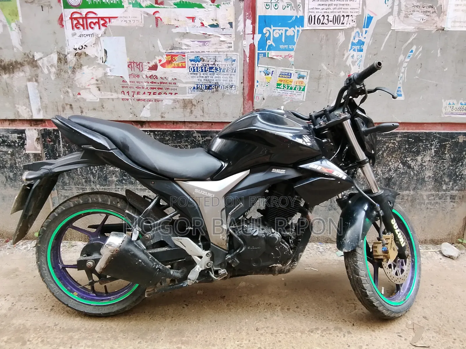 Suzuki Gixxer Monotone 2015 Black