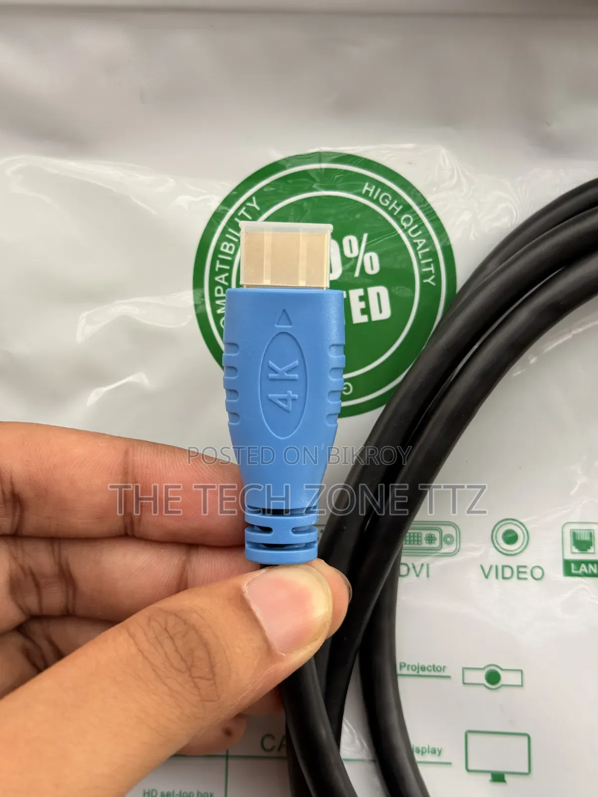 এইচডিএমআই ক্যাবল (১.৫ মিটার কালো, আল্ট্রা হাই স্পিড মেল টু মেল এইচডিএমআই)