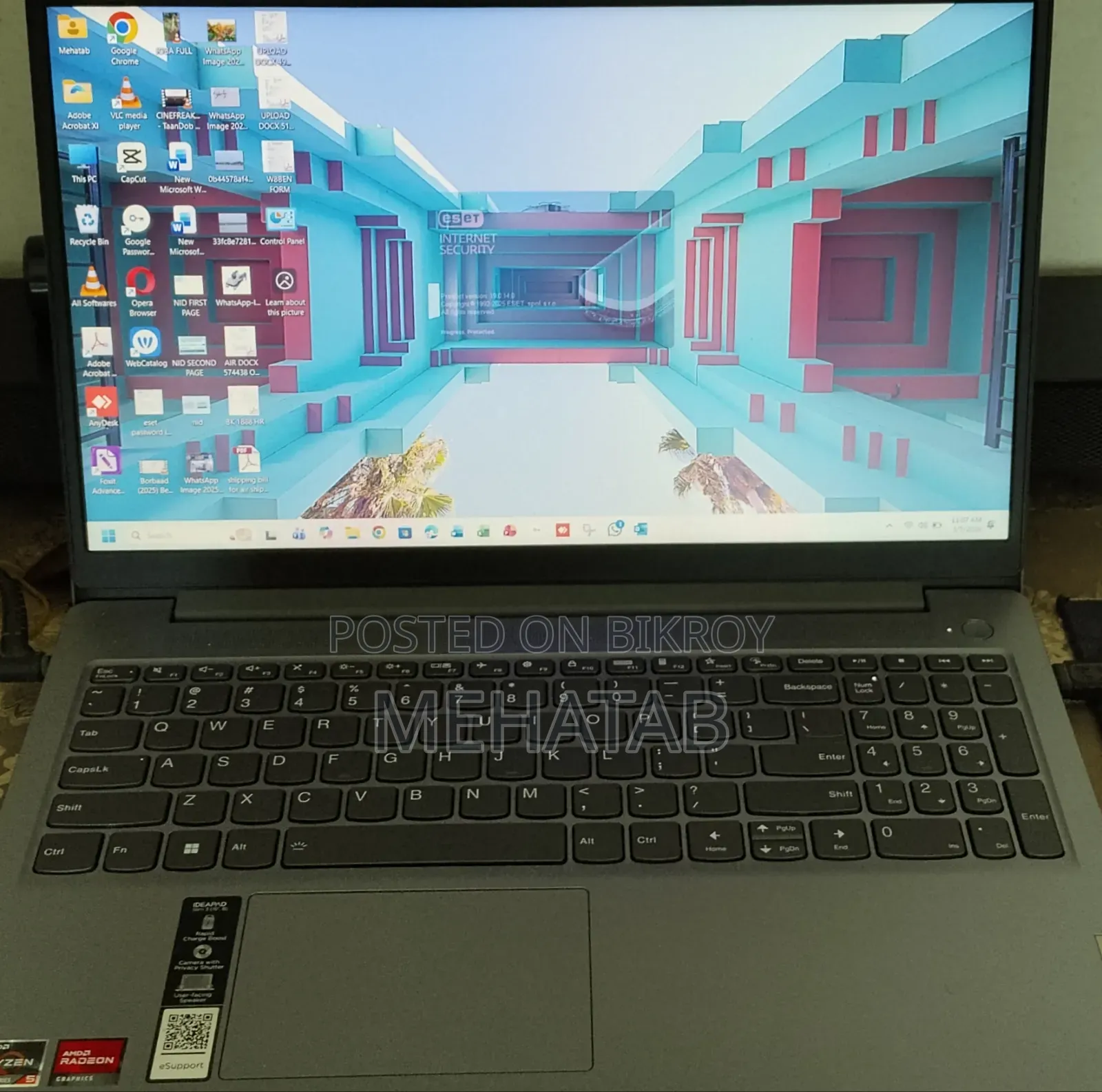 Laptop Lenovo Ideapad 3 16GB AMD Ryzen 5 SSHD+SSD 512GB