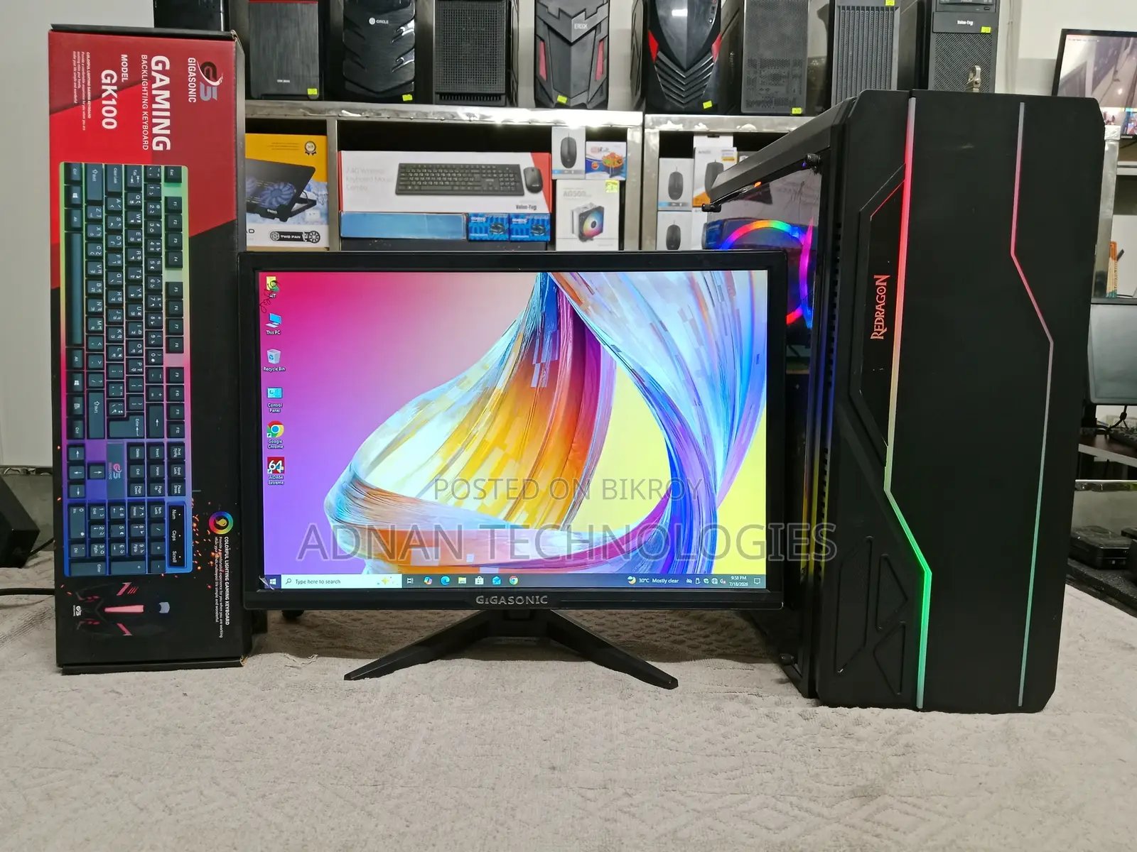 Desktop Computer 8GB AMD Ryzen 5 SSD 128GB