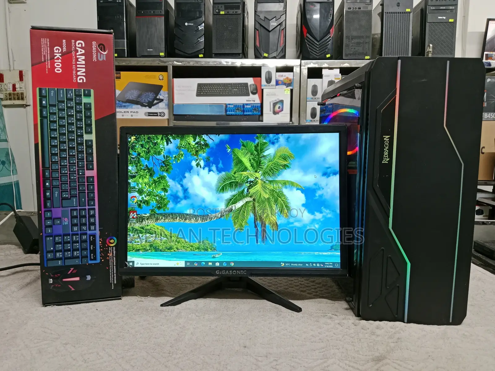 Desktop Computer 8GB AMD Ryzen 5 SSD 128GB