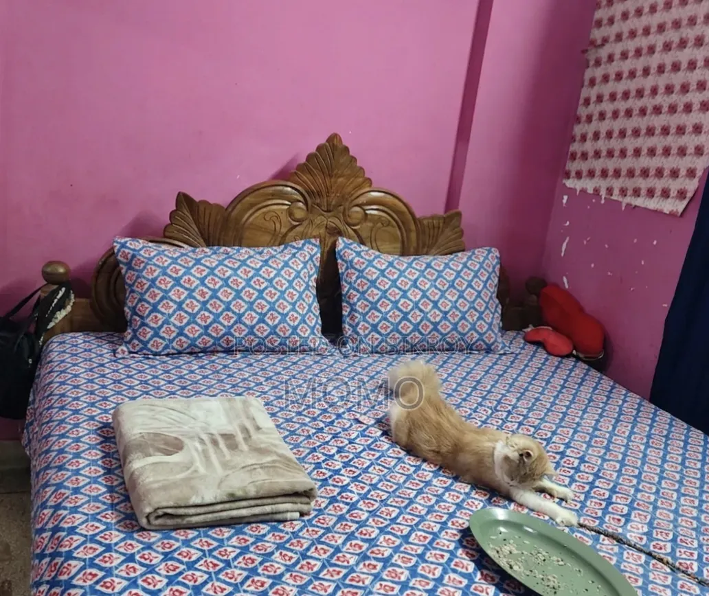 সম্পূর্ণ কাঠের খাট সেল করা হবে ৬/৭