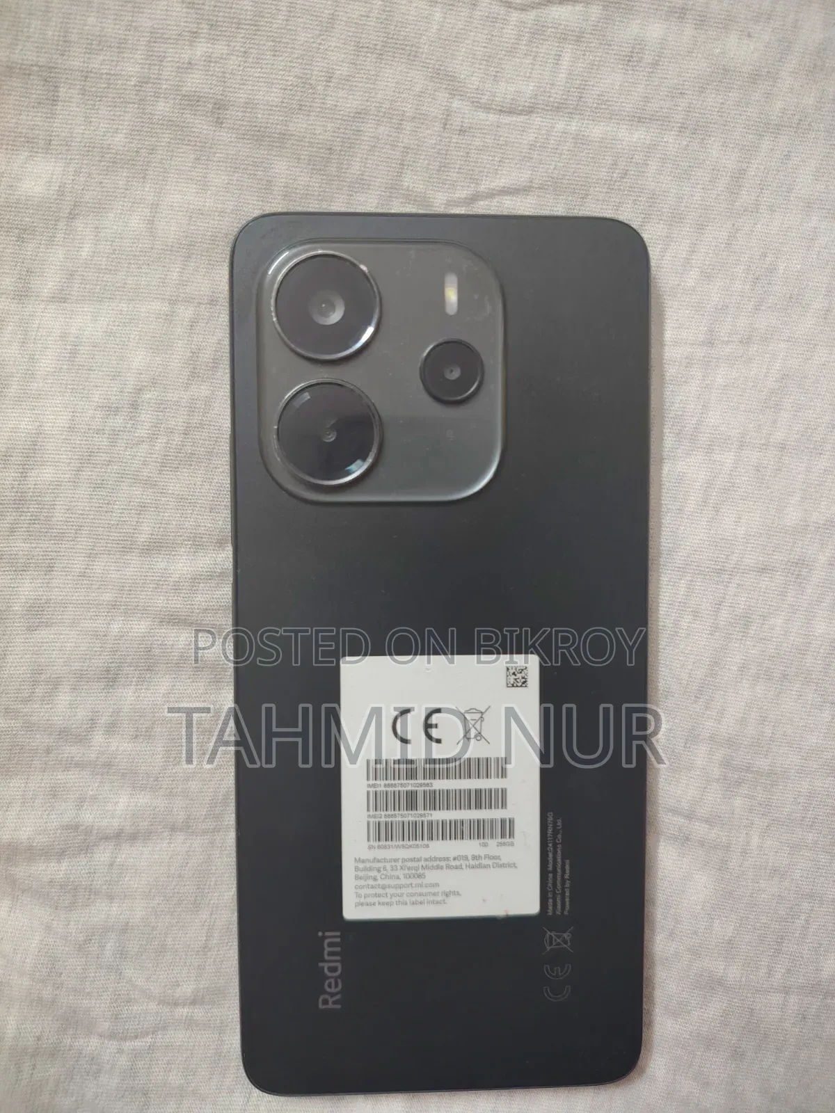 Xiaomi Redmi Note 14 4G 256 GB Black