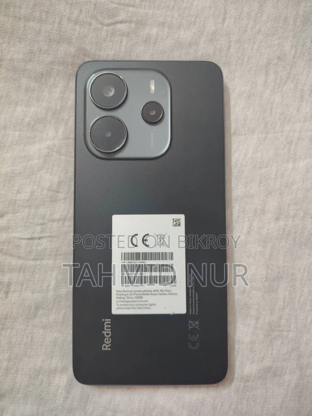 Xiaomi Redmi Note 14 4G 256 GB Black