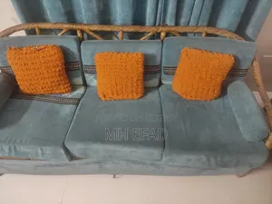 সোফা সেট প্লাস ডিভাইড। ফুল সেট বেতের তৈরি।