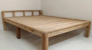 কাঠের ডাবল চৌকি
