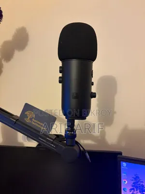 ব্লু ইয়েটি মাইক্রোফোন উইথ হেভি মাইক আর্ম